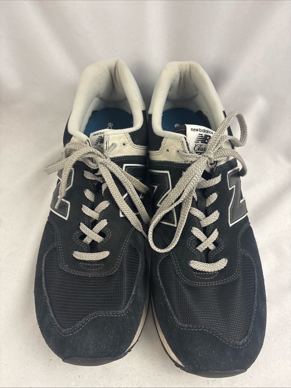 New Balance 574 Core Pack Mens Size 15 D Black Grey Walking Running Sneaker